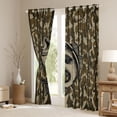 thumbnail image 3 of Castle Fairy Big Bass Fish Curtains Pack of 2 (42x84 Each),Camouflage Curtains Blackout, 3 of 6