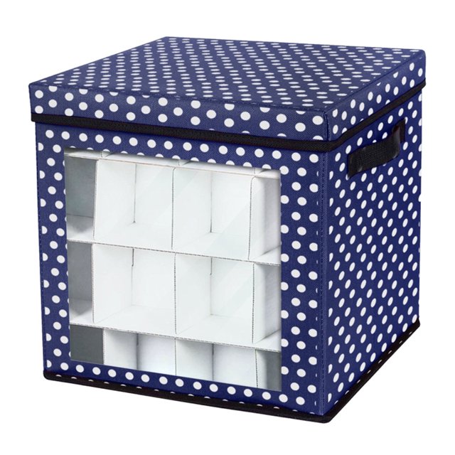 Caja Organizadora De Almacenamiento De Adornos Navideños De 64 Rejillas, 4 Capas Con Divisores, Decoraciones Navideñas, Accesorios, Contenedor De Almacenamiento Scienceny HA038610-00
