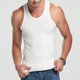 thumbnail image 2 of Camiseta sin mangas de verano para hombre, ropa interior, camiseta transpirable, chaleco deportivo informal, chaleco sencillo ajustado liso para hombre, 2 of 5