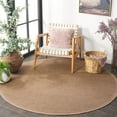 thumbnail image 3 of SAFAVIEH Atrium Sisal Jemima Solid Indoor/Outdoor Area Rug, Beige, 6'7" x 6'7" Round, 3 of 16