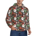 thumbnail image 2 of Fotbe Men's Hoodie with Merry Christmas Pattern - Kangaroo Pocket Pullover Hooded Sweatshirt, Perfect for Daily Wear, Travel, and Home-Medium, 2 of 7