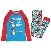 Dr. Seuss The Cat In The Hat Kids' Pajama Sleep Set with Gift Box (12/14)