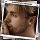 thumbnail image 4 of 10 Pares Aretes Hombre Falsos Piercing Imán Arracadas Acero, 4 of 5