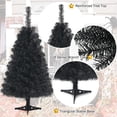 thumbnail image 3 of Árbol de Navidad GOLFLAME artificial de 3 pies con soporte de PVC negro, 3 of 9