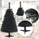 thumbnail image 3 of Árbol de Navidad GOLFLAME artificial de 3 pies con soporte de PVC negro, 3 of 9