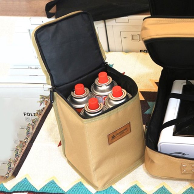 Bolsa De Almacenamiento Para Acampar Caja de herramientas para barbacoa, bolsa de almacenamiento plegable para quemador, almacenamiento de utensilios para exteriores de gran capacidad