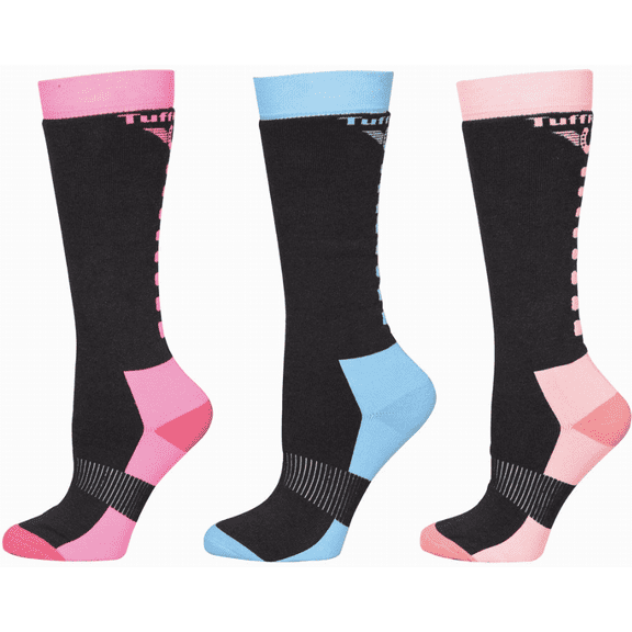 TuffRider Winter Neon Socks 3 Pack