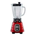 thumbnail image 1 of Licuadora Oster 1vel 1.25lt Vaso Vidrio Clasica Metal Rojo, 1 of 3