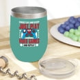 thumbnail image 2 of Funny Forget Eat and Sleep, Just Play Video Games and Repeat, Mint 12oz Wine Tumbler, 2 of 2