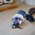 thumbnail image 2 of QHUDLV Cute Monkey Pendant Ornament - Acrylic Cute Monkey Auto Rear View Mirror Decoration, Funny Acrylic Swinging Hanging Ornament Car Decor, 2 of 5