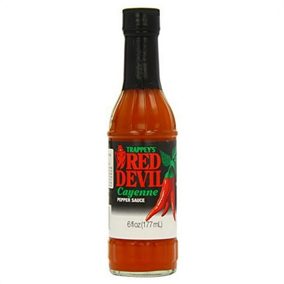 Trappey's Red Devil Cayenne Pepper Sauce 6 oz Glass Bottle - Single Pack