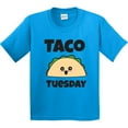 thumbnail image 3 of Inktastic Kawaii Taco Tuesday Youth T-Shirt, 3 of 5