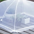 thumbnail image 2 of Pop-Up Mesh Food Covers Tent Umbrella, Food Cover, Food Tent, Pop-up Food Nets, 1 Extra Large & 4 Standard Mesh Food Covers for Outside, Picnic Accessories, Reusable and Collapsible (6 pcs), 2 of 8