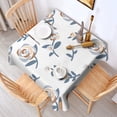 thumbnail image 4 of 42x42 Inch Waterproof Square Tablecloth, Thickened Polyester Table Cover for Dining & Parties, Floral Print, 4 of 6