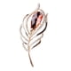 thumbnail image 1 of Broche vintage con forma de flor de cristal y diamantes de imitación para boda, regalo, 1 of 9