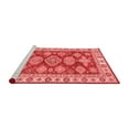 thumbnail image 2 of Ahgly Company Machine Washable Indoor Rectangle Abstract Red Modern Area Rugs, 2' x 5', 2 of 4