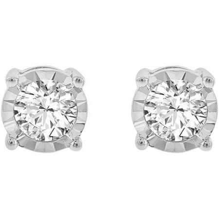 Miracle Plate 1/2 Carat T.W. Diamond 10K Gold Earrings