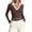Coffee, variant on Elegant Collar Turtleneck Top Long Sleeve Slim Fit Basic Shirt for Fall Winter Season Casual and Wear Turtle Necks for Womens Long Sleeve Pack L