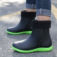 thumbnail image 4 of AUXDIQ Men Rain Boots Outdoor Garden Boots Waterproof Ankle Rain Shoes, 4 of 5