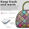 thumbnail image 3 of Sac à Lunch Réutilisable Tribal Chic – Sac Thermique Écologique pour Femmes et Mamans, 3 of 4