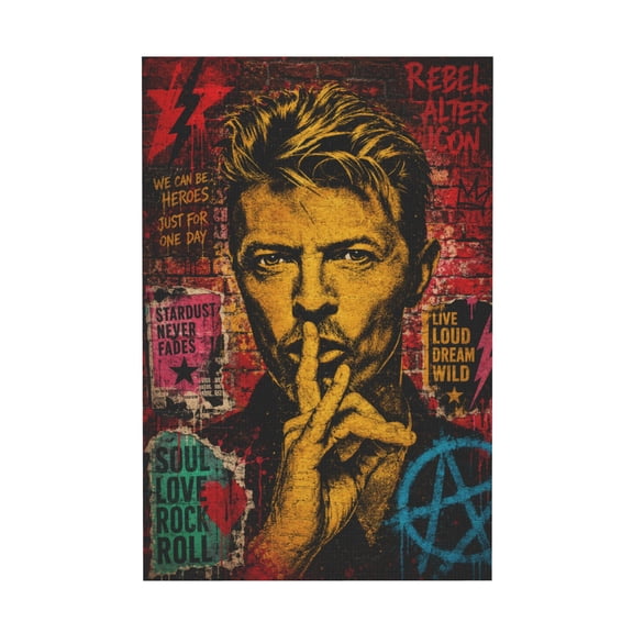 Graffiti Style Canvas Wall Art For Living Room 12*18in