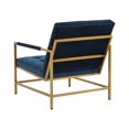 thumbnail image 4 of TOV Furniture Van Midnight Blue Velvet Upholstered Accent Chair, 4 of 6