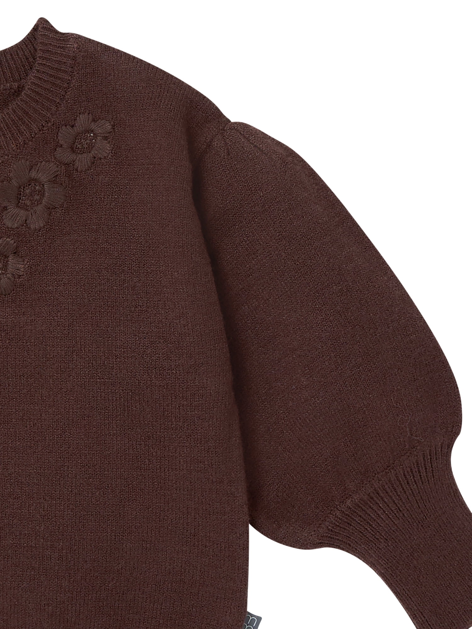 Modern Moments by Gerber Toddler Girl Embroidery Sweater, Sizes 12 Months -5T