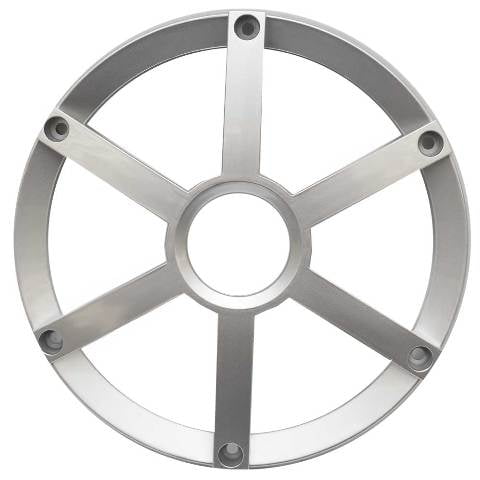 ASA Electronics Boat Speaker Grille UMCX650SGS | 6 1/2 Inch Silver