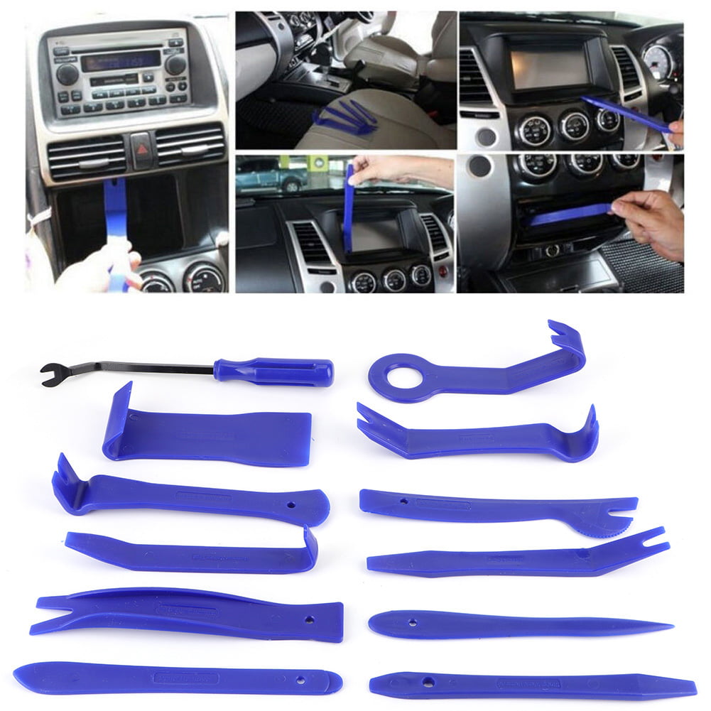 5pc Car Trim Body Auto Door Trim Panel Dashboard Removal Pry Pullers Moulding 
