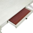 thumbnail image 4 of Bowery Hill 4-Drawer Transitional Wood Dining Table in Antique White, 4 of 8