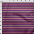 thumbnail image 3 of oneOone Georgette Viscose Fabric Chevron & Greek Key Block Printed Fabric 1 Yard 42 Inch Wide, 3 of 4
