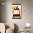 thumbnail image 5 of Little Bird with Fall Flowers Glam Canvas Fashion Art Print by Art Remedy, Black Frame, 20 x 30, 5 of 7