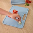 thumbnail image 5 of Kitchen Gadgets Qwtwty Three Piece Cutting Board Set for Household Use Kitchen Plastic Cutting Board Garlic Grinder Fruit Cutting Board Meat Cutting Board, 5 of 5