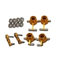 thumbnail image 1 of dirección 1/28, modelo de vehículos , piezas , asiento de rueda trasera de para Wltoys K989 284131, Oro Sunnimix Piezas de coches de control remoto, 1 of 6