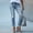 Light Blue, variant on Women's Ripped Skinny Jeans Distressed Stretchy Denim Pants