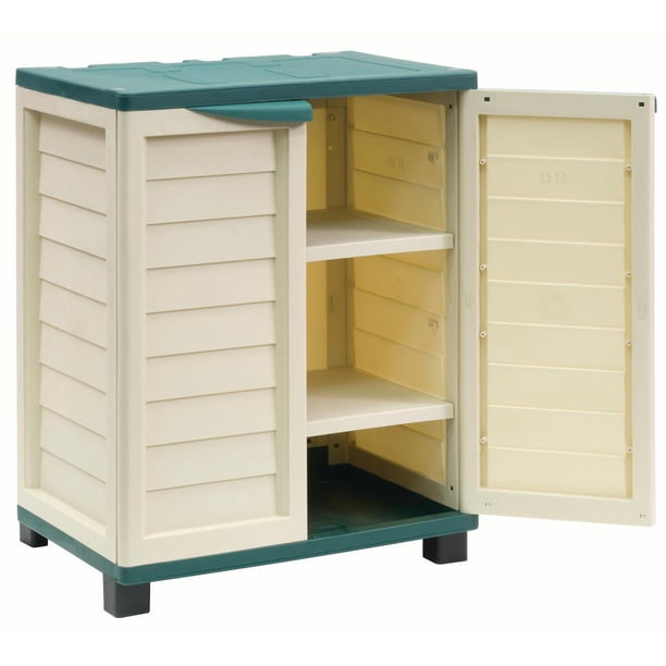 Starplast Heavy Duty with 2 shelves, Beige/Green