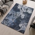 thumbnail image 6 of Addison Rugs Mayfield Premium Machine Washable Transitional Floral Navy Rectangle Rug, 10' x 14', 6 of 6