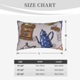 thumbnail image 6 of Balery Antique Vintage Teapot Coffee Grinder Pillow Covers,Bed Pilowcases,Reversible Plush Throw Pillow Covers End Pillow Encasement,Pillow Case - 16"X24", 6 of 9