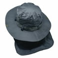 thumbnail image 3 of Glory Max Bucket Boonie Hat with Neck Flap Cover Sun Safari Wide Brim Fishing Cap Dark Gray, 3 of 6