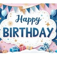 thumbnail image 4 of Yatrandify Colorful Design Happy Birthday Banner Decorative Elements Celebration Decor Star Theme for Birthday Party Indoor Decoration Photo Shoot, 4 of 8
