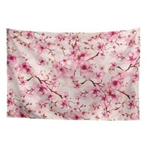 SEANATIVE Cherry Blossom Wall Tapestry Floral Small Wall Hanging Tapestry for Bedroom Vintage Aesthetic Tapestries Wall Hanging for Bedroom Tapestry Wall Art for Dorms