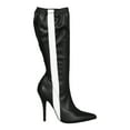 thumbnail image 2 of Liliana Side Stripe Pointy Toe Stiletto Knee High Boots, 2 of 8