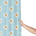 thumbnail image 3 of Sigee Daisies Flowers for Waterproof Fabric Shower Curtain 72" W x 72" H for Bathroom Shower Curtain, 3 of 5