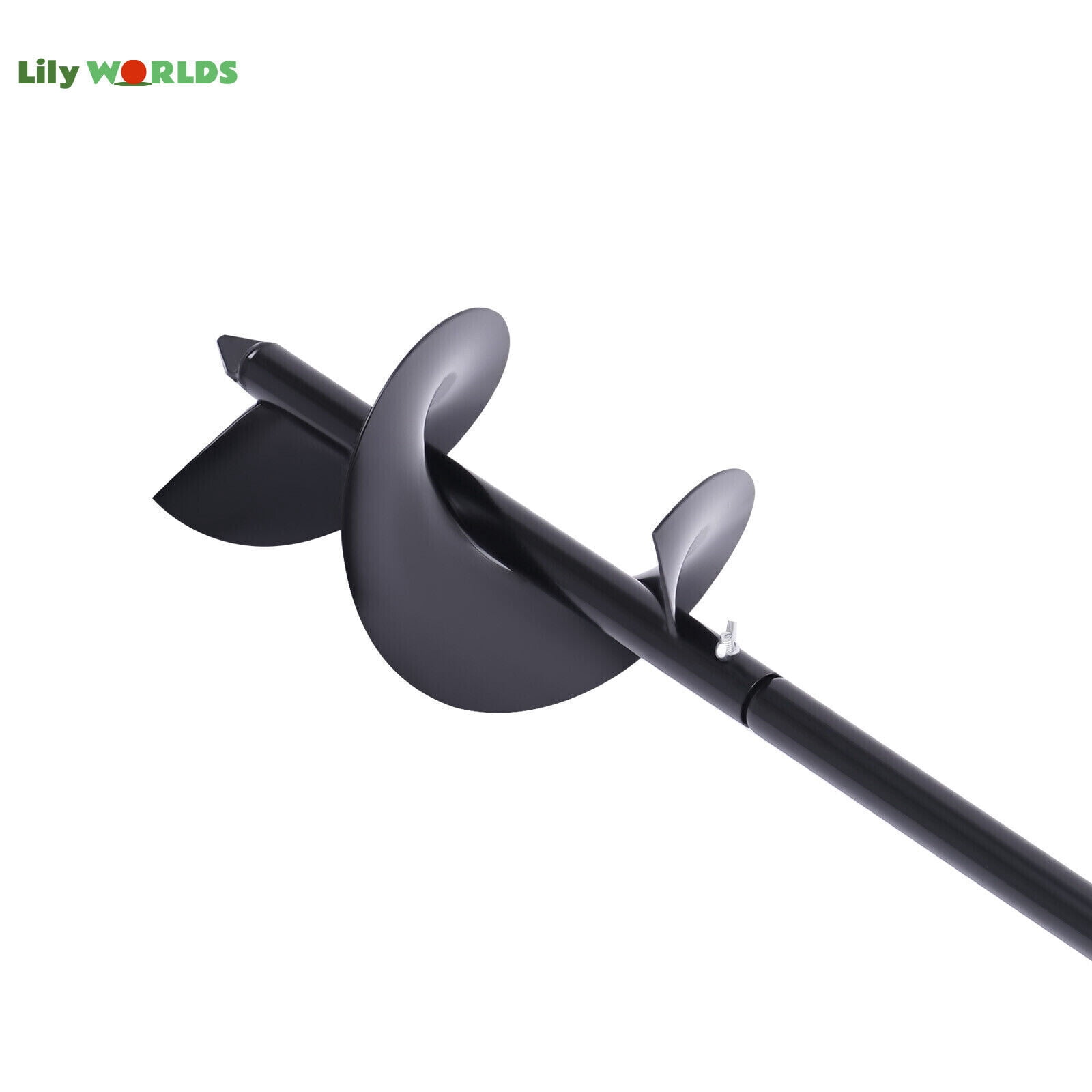 Miumaeov 6"inch Manual Auger Drill Bit Garden Plant Flower Bulb Rapid Planter Hole Spiral