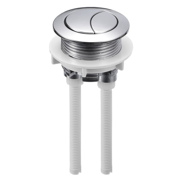 Botón de tanque de inodoro 1 paquete botón de descarga dual para reemplazo de inodoro para agujero de 38 mm