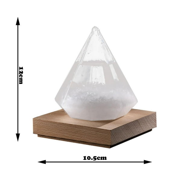 Black_Friday Clearance Sale Deal!Cyber_Monday Deals! Byikun Weather Items Bottle Colorful Desktop Transparent Crystal Glass Gift 150ML
