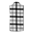 thumbnail image 6 of Diufon Plaid Vest for Women Lightweight Sleeveless Full Zip Fleece Jackets Fall Winter Cozy Coats with Pockets, 6 of 9