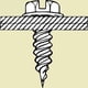 thumbnail image 3 of Tornillos Autoperforantes para Lámina Malco 8X1 Paquete de 500, 3 of 5