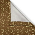 thumbnail image 3 of Ambesonne Western Kitchen Curtains, Horseshoe Motif Barn, 55"x45", Pale Yellow Brown, 3 of 3
