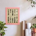 thumbnail image 6 of Vintage Heraldry II -Framed Print w/glass-Sunset Pink, 6 of 7